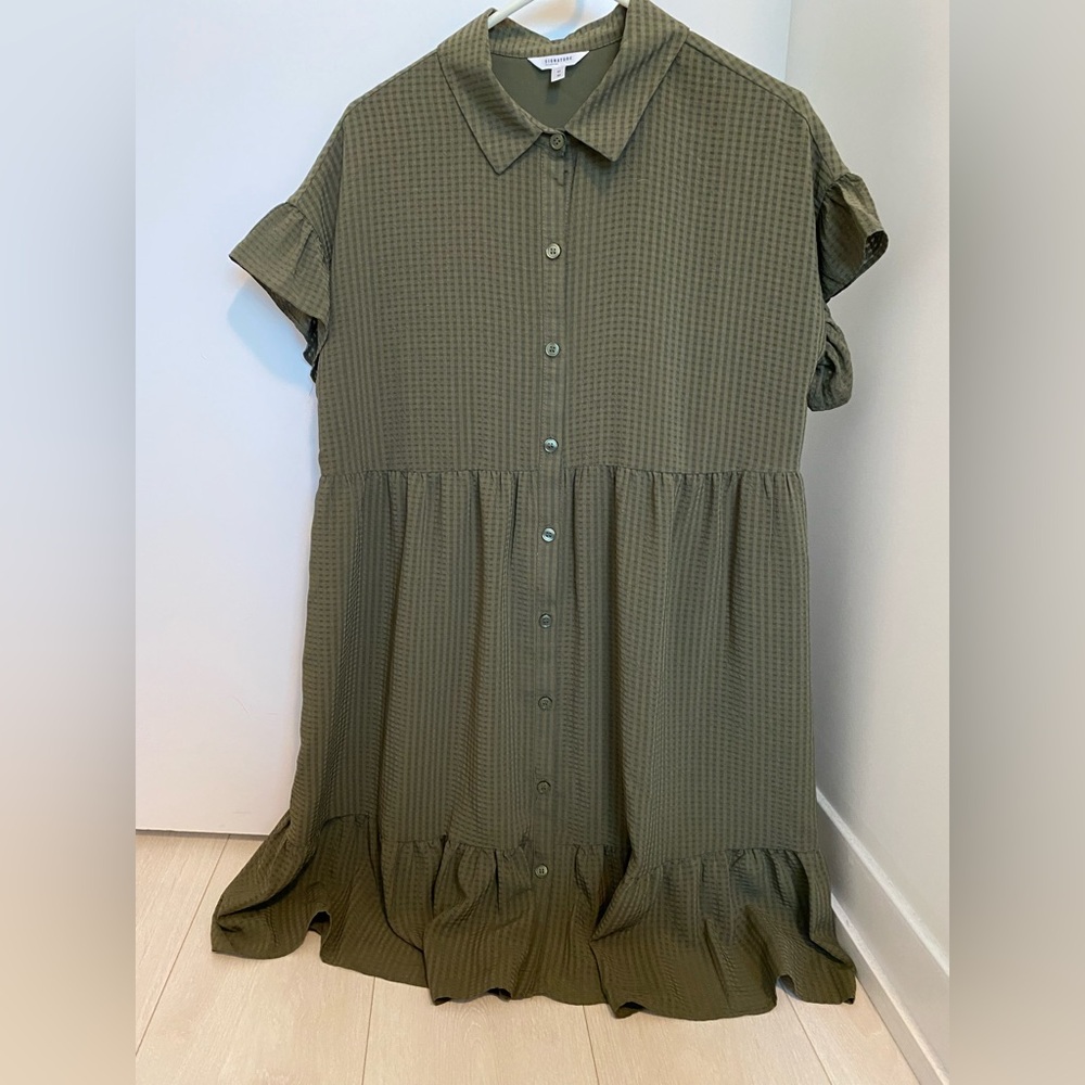 Reitmans army green dress